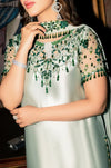 Murk - UNSTITCHED 3PC LUXURY SILK EMBROIDERED FRONT WITH EMBROIDERED DUPATTA AND TROUSER -V742