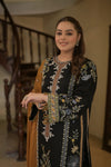Aneelas Unstitched Luxury Dhanak Emb Shirt Trouser 3pc V43